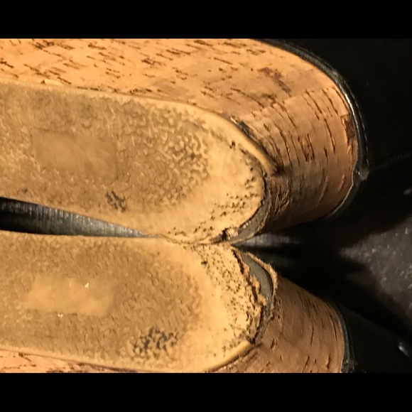 Reduced 🌸Rampage Wedges with Cork Heels are worn. - Picture 5 of 6